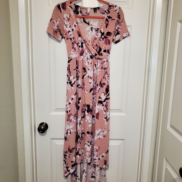 Pinkblush Dresses & Skirts - Pink Blush Maternity High Low Dress Floral Sz S